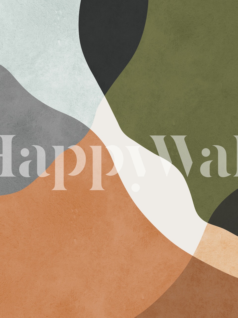 Expressive boho 2 wallpaper displayed in a room