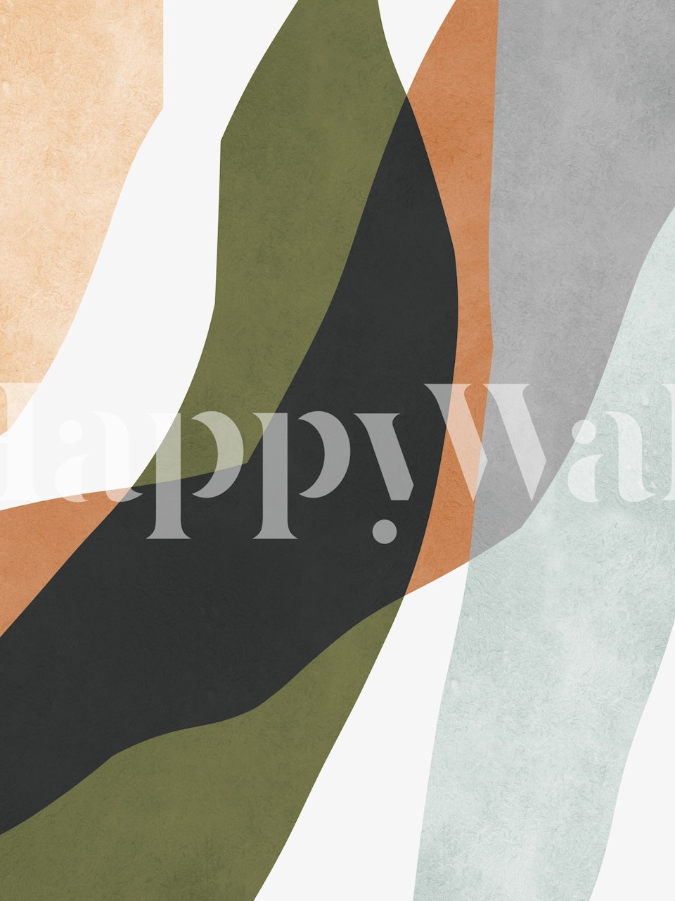 Expressive boho 3 wallpaper in a room