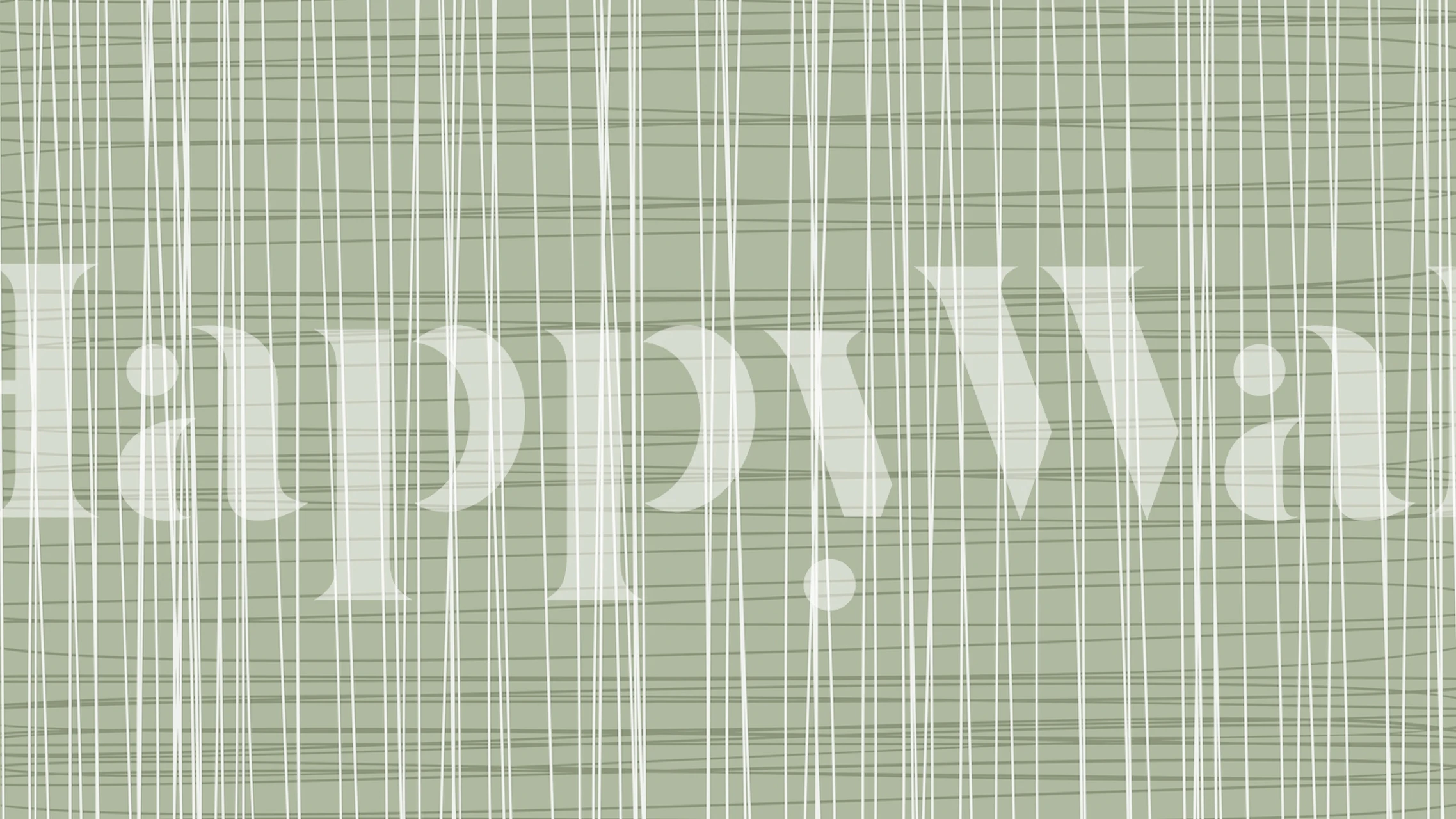 Hand-drawn Scandinavian line art grid tapetti huoneessa