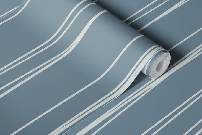 Hand-Drawn Scandinavian Minimal Line Artwallpaper roll