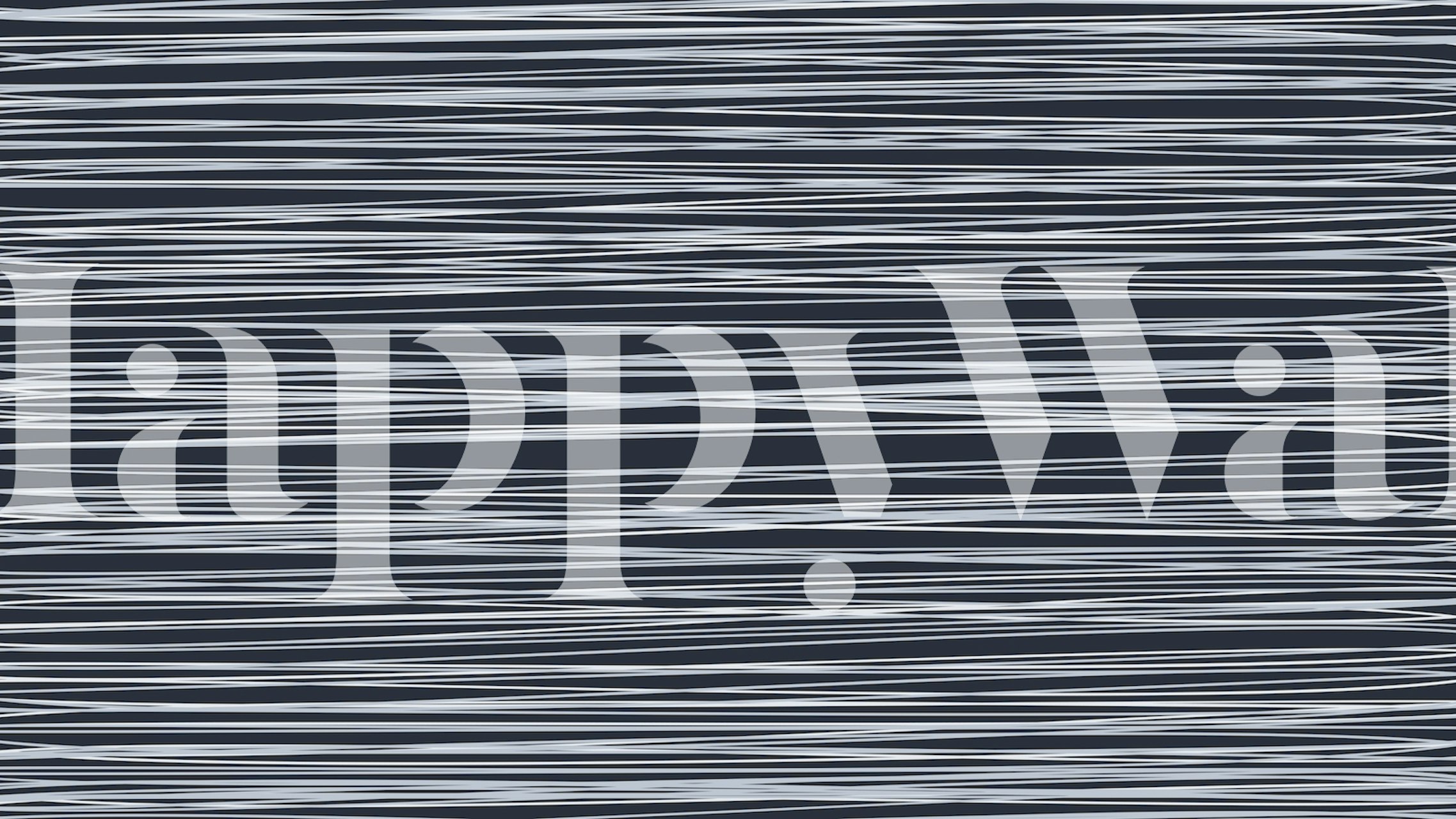 Monochrome line art design in black and white wallpaper