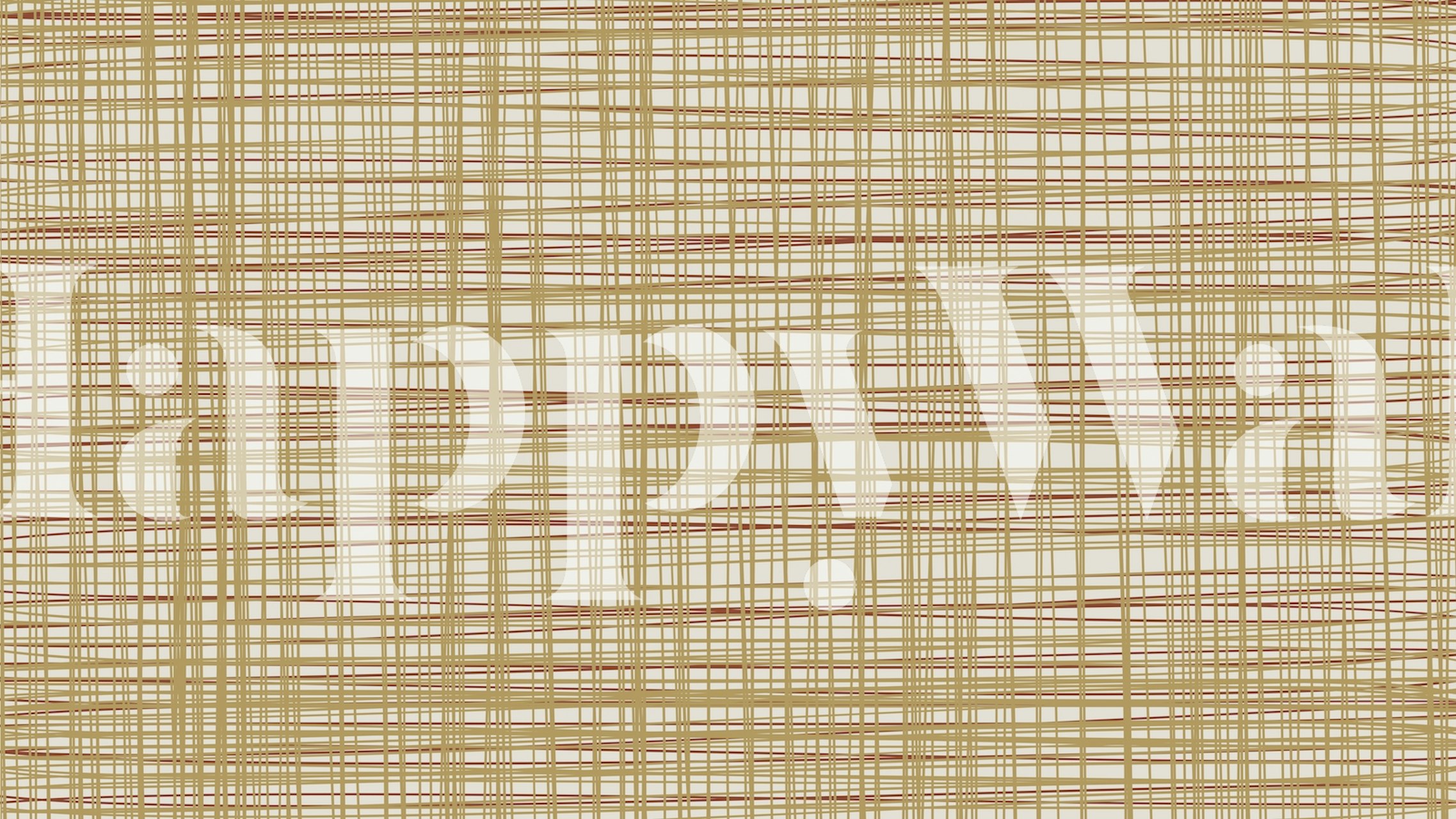 Hand-Drawn Line Art Fabric wallpaper in room