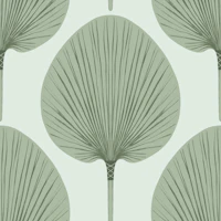 Palm Leaf - Sage Green tapete