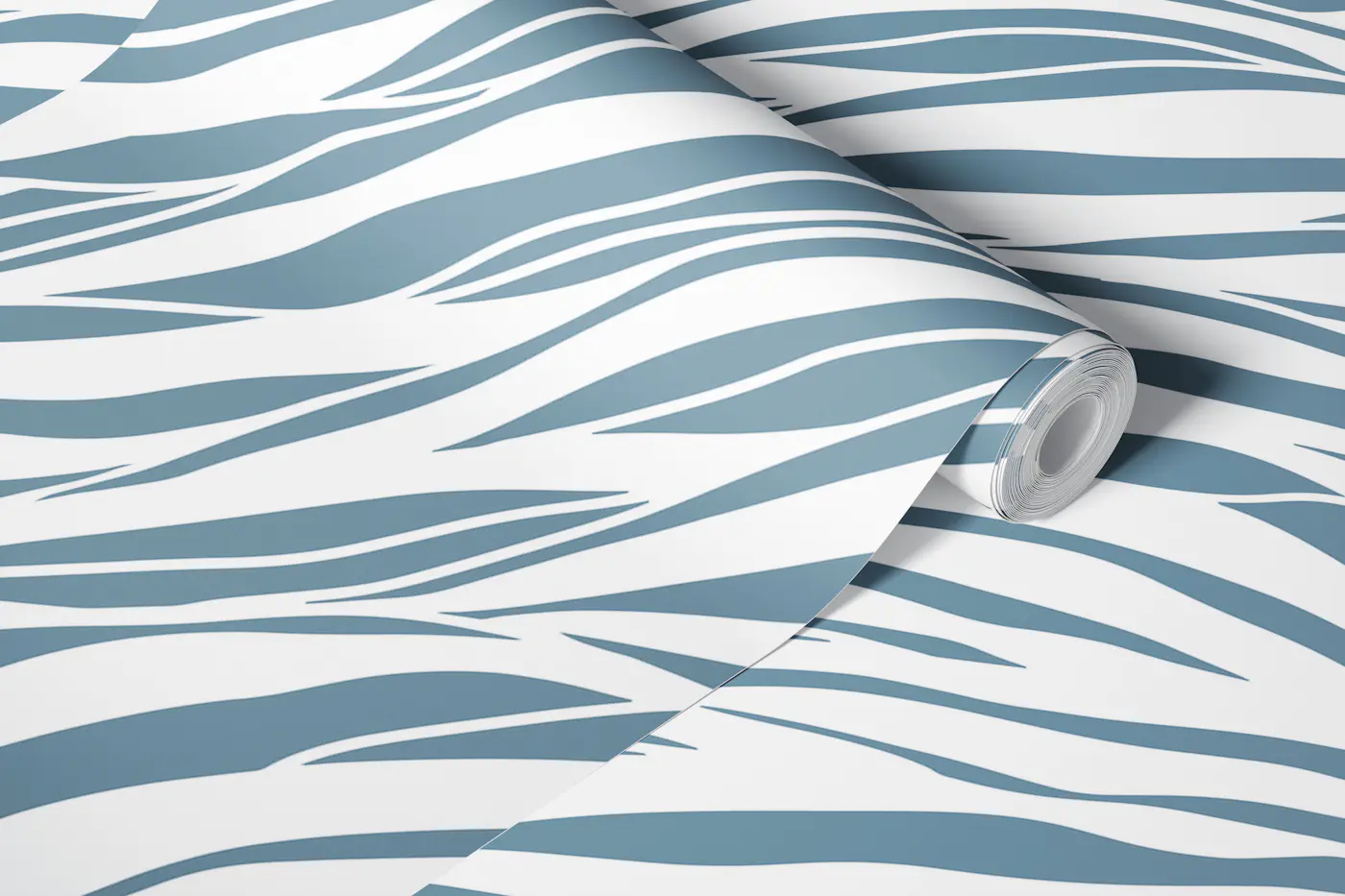 Blue grasses wallpaper roll