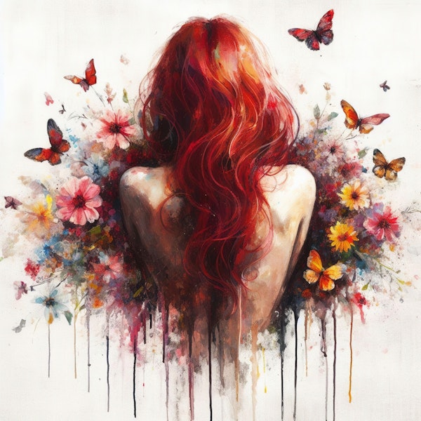 Crimson Butterfly Back Bloom