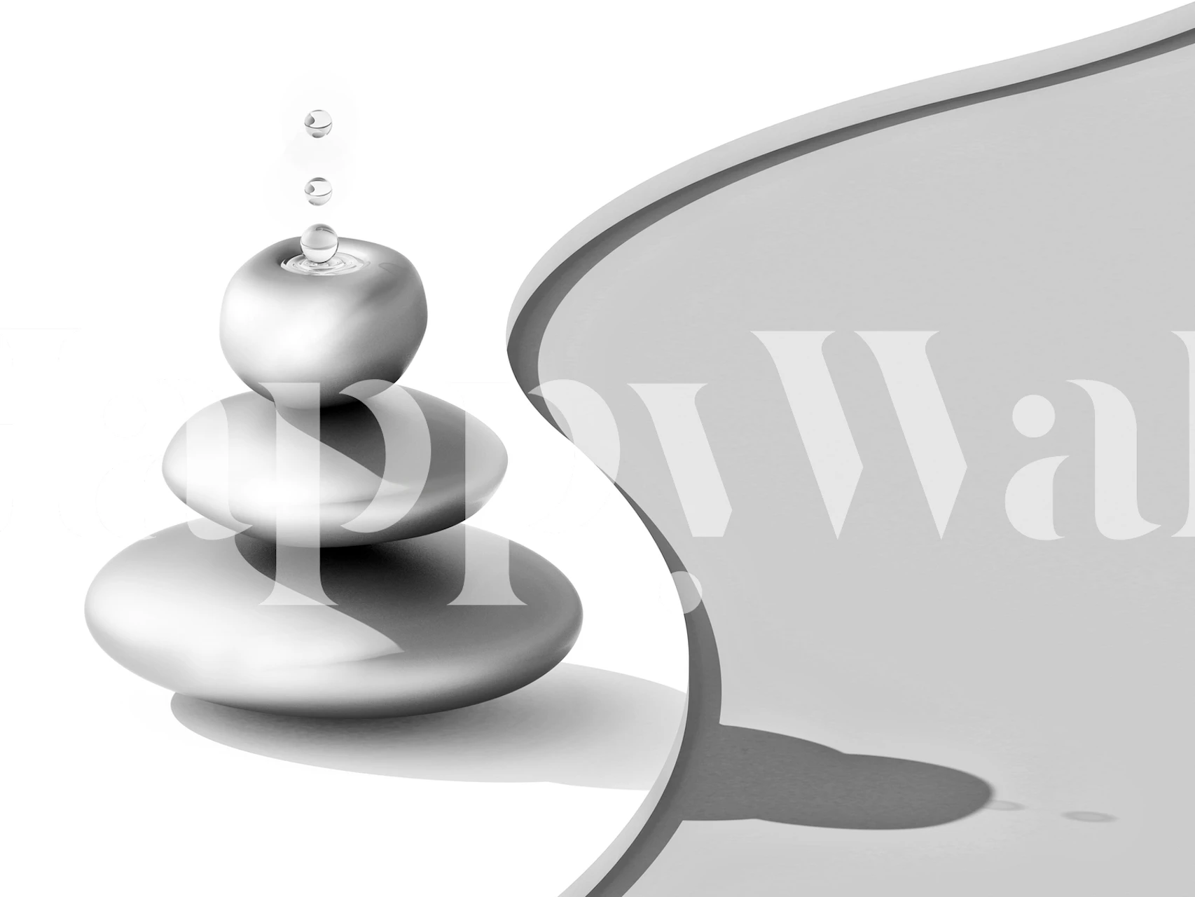 Hard en Soft behangontwerp in een kamer