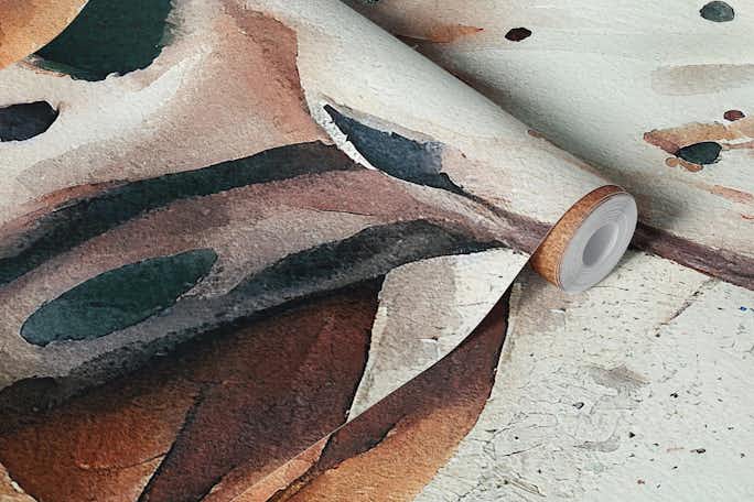 Watercolor Dalmatian Dogwallpaper roll