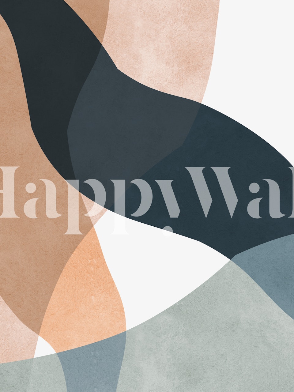 Diseño de papel pintado Expressive boho en una habitación