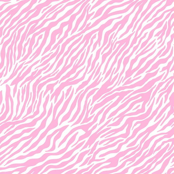 Pastel Pink Zebra Stripes