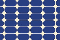 Navy Mid-Century Pebbles Abstract Vintage Geo ταπετσαρία