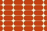 Red Mid-Century Pebbles Abstract Vintage Geo ταπετσαρία