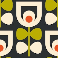 Abstract flowers / 2887D tapete