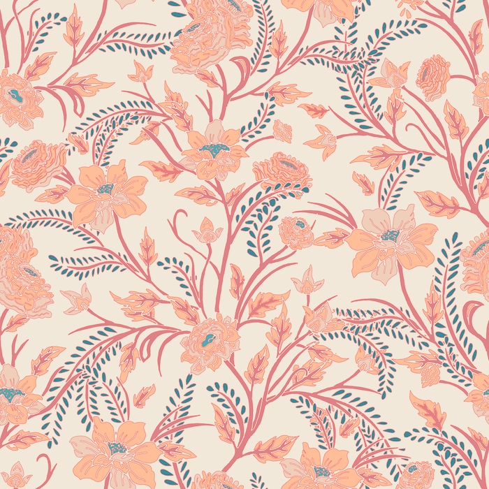 Peach Roses wallpaper | Happywall