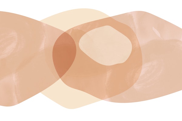 Peach Mid-Century Minimalism