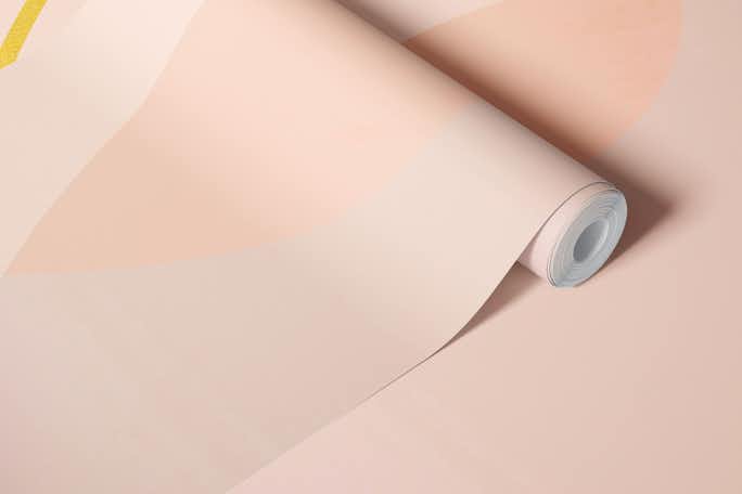 Minimal Mid-Century Luxurywallpaper roll