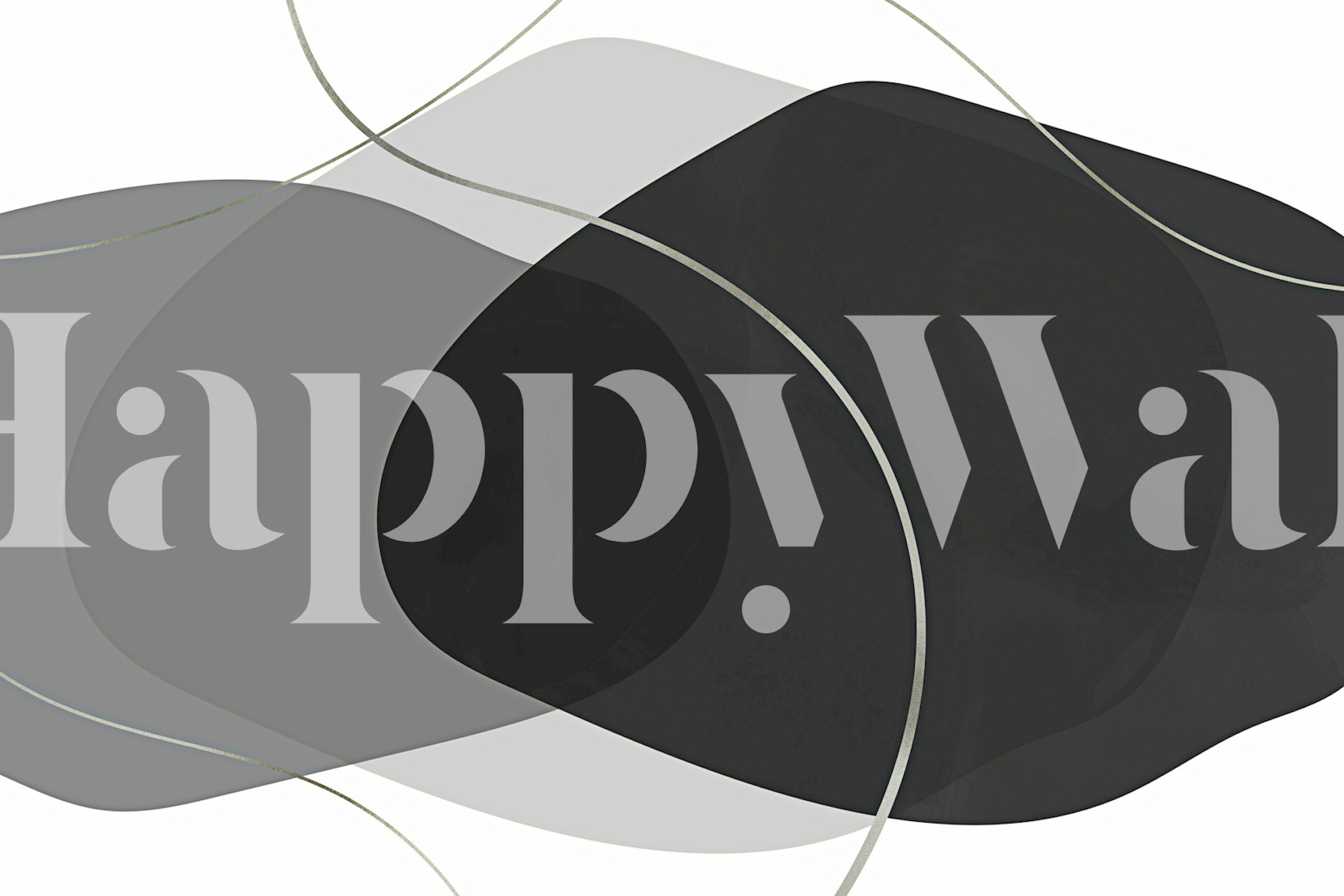 Monochrome Mid-Century Luxury tapeta v pokoji