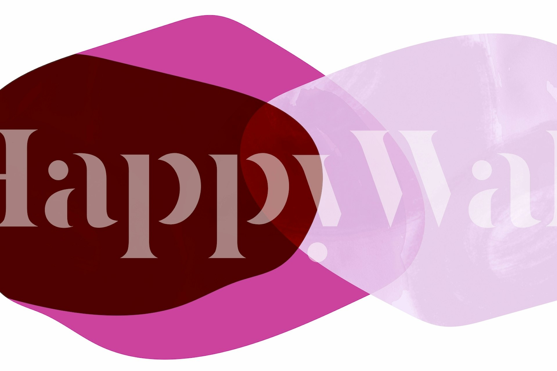 Monochrome Mid-Century Minimalist wall mural featuring abstract, organic shapes in muted tones.