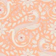 Dragons spitting flowers - peach fuzz