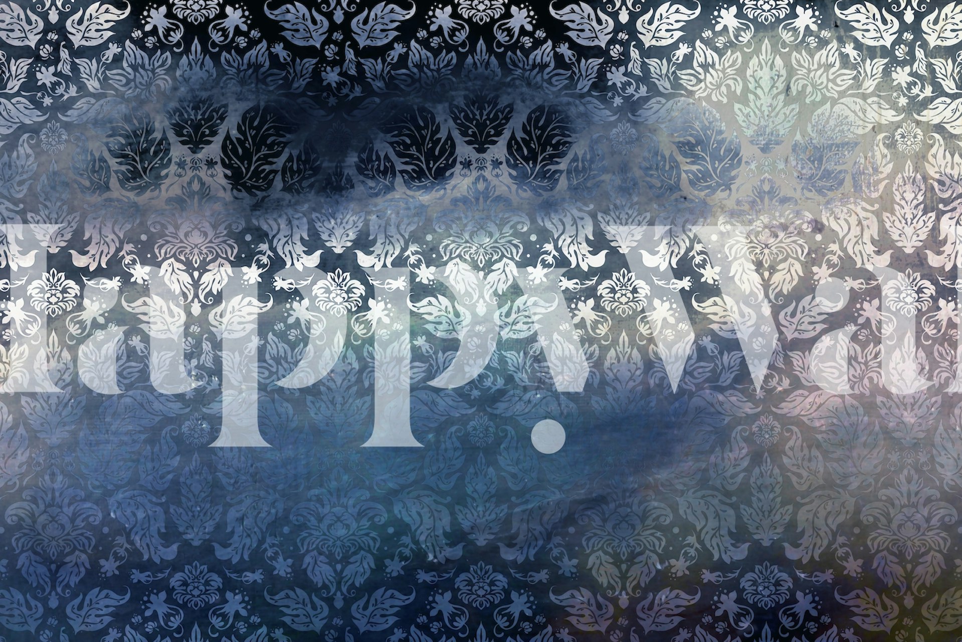 Mystic Damask Luxury wallpaper displayed in a room