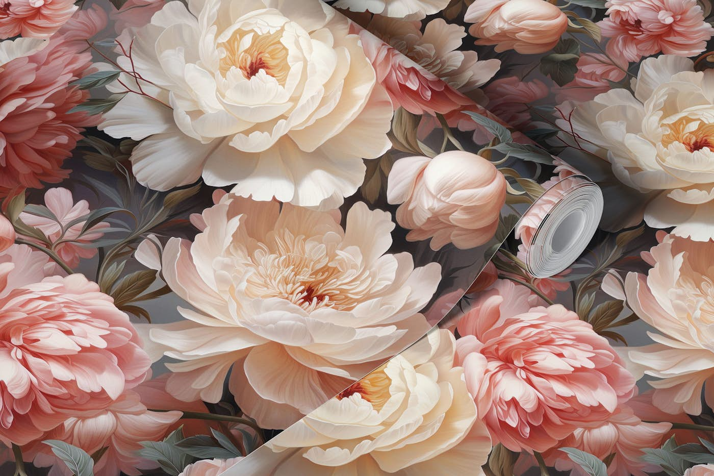 Garden Bloom Peony Tapestry wallpaper roll