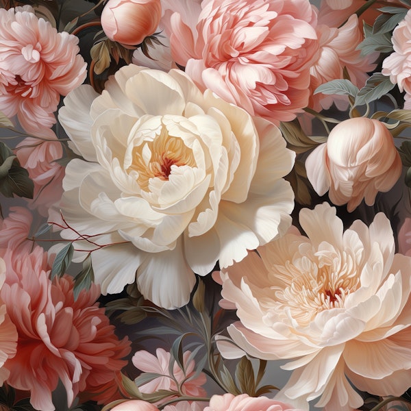 Garden Bloom Peony Tapestry
