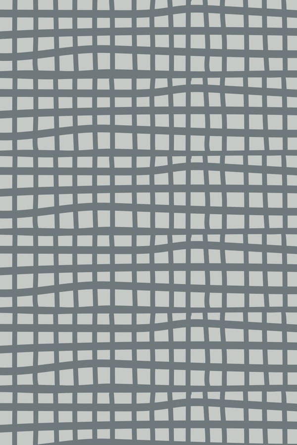 Simple Monochrome Abstract Geometry Grid Grey
