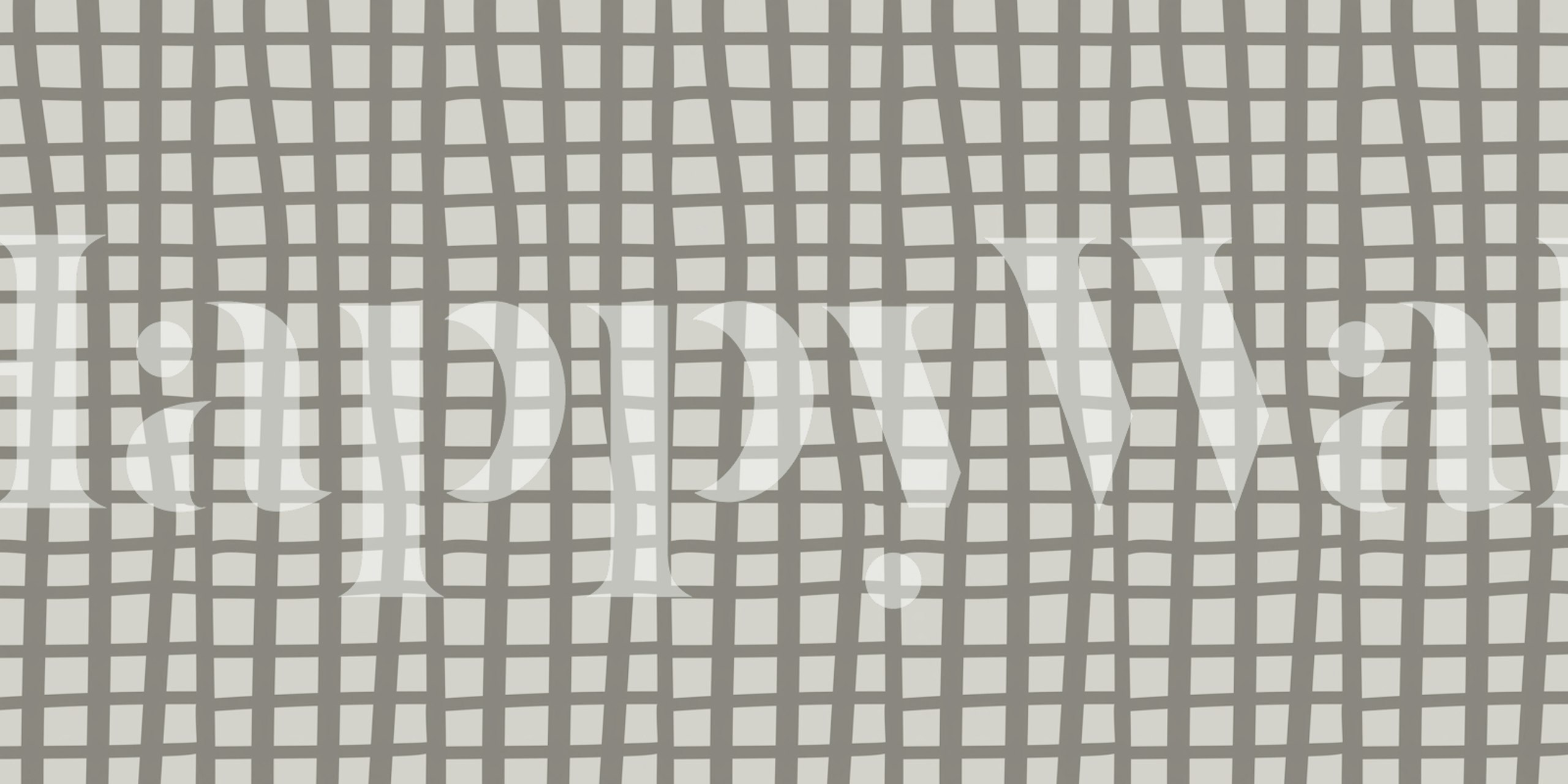 Monochrome abstract geometry grid pattern wallpaper