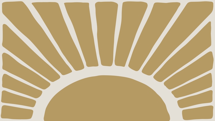 Modern Abstract Cutouts Sunshine Cream Ochre Papiers Peint - Découpes Abstraites Modernes Sunshine Crème Ocre Papiers Peint