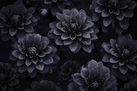 Dark Moody Dahlia Flowers Watercolor Luxury tapeta