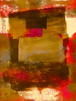 Ochre Bauhaus Surface Design wallpaper