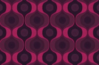Moody Magenta 70s Groovy Geometry wallpaper