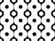 Black White 70s Groovy Geometry