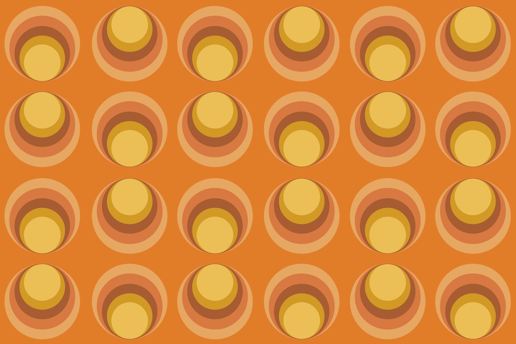 70s Sun wallpaper | Happywall