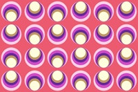 Vintage 70s Abstract Geometry Pattern wallpaper