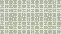 Vintage Abstract Geometry Pattern Sage Cream tapeta
