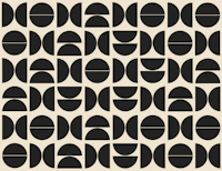 Vintage Bauhaus Abstract Geometry Pattern tapeta