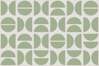 Vintage Abstract Geometry Pattern Modern Sage wallpaper