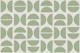 Vintage Abstract Geometry Pattern Modern Sage