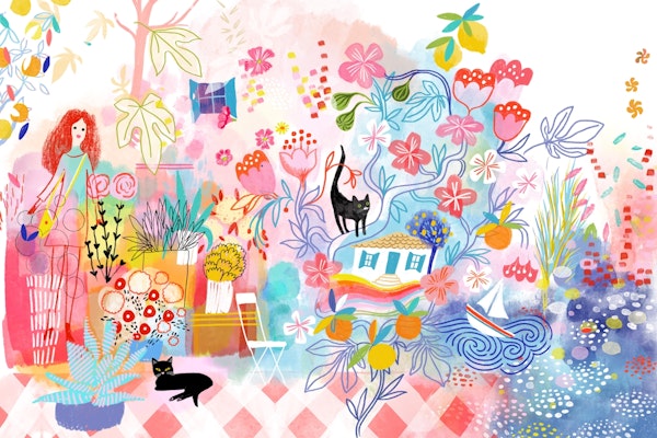 sunny vacation in greece