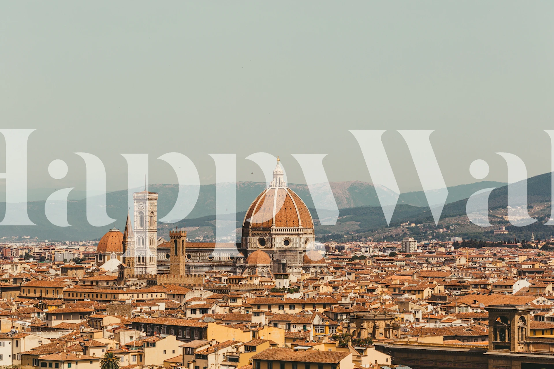 Firenze cathedral carta da parati in una stanza