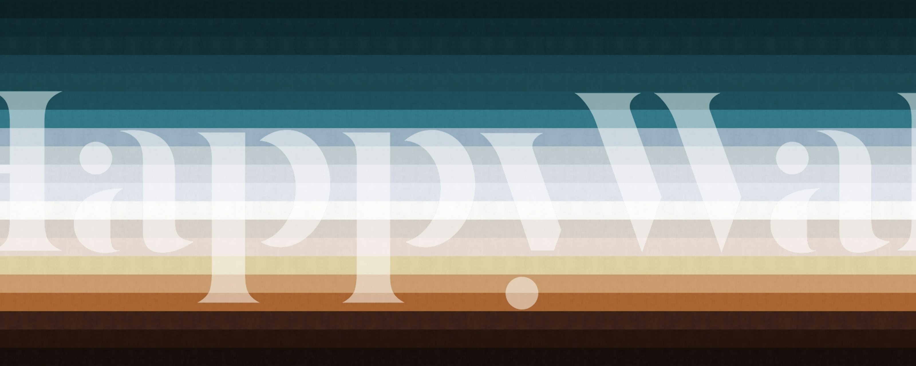 Minimalist landscape behang in een kamer