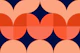 Retro 70s Vintage Flower Abstract Geo