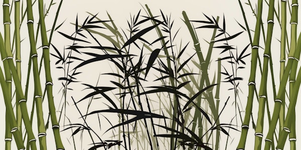 Japanese Art Deco Grass Meadow