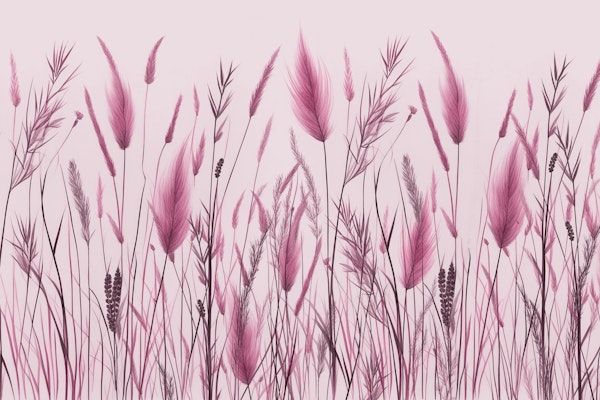 Monochromatic Wild Grass Botanical