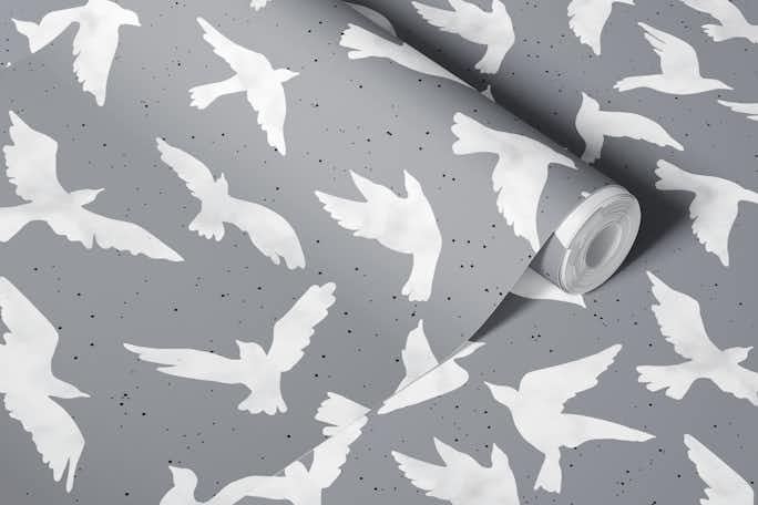 Flight of birds-02wallpaper roll