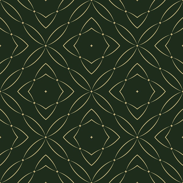 Vintage emerald pattern