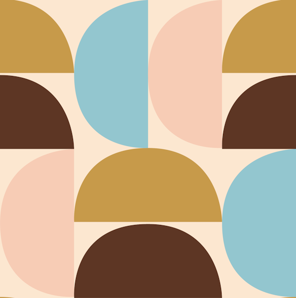 Mindfulness Mod Dots Blue