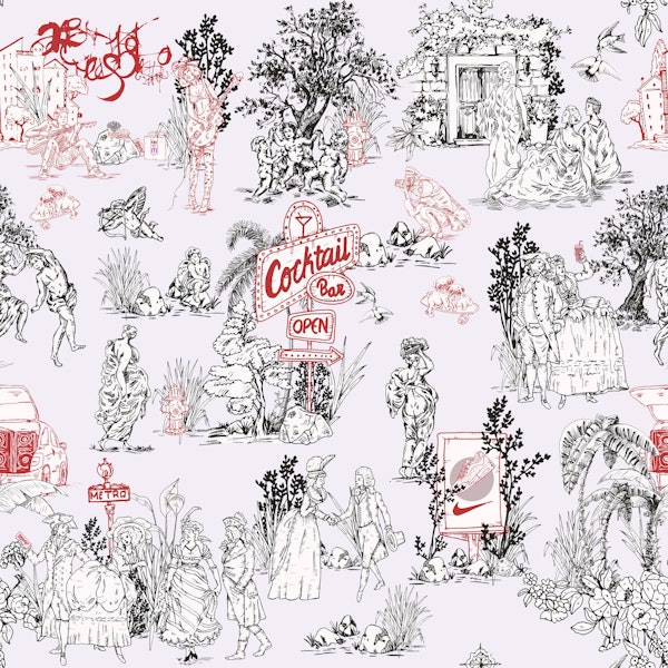 Toile de Jouy Between eras W