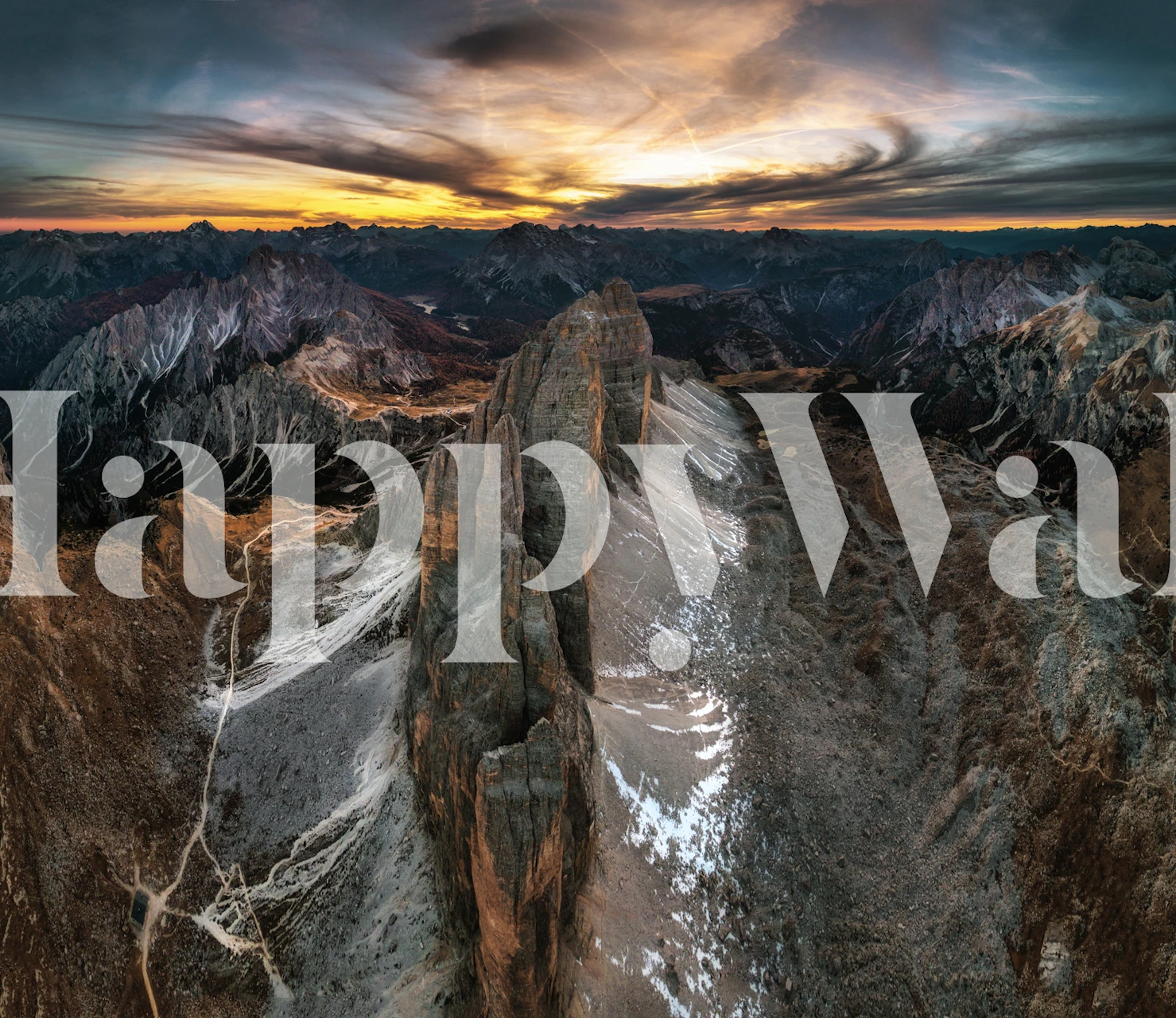 Resting Dragon wallpaper in a room