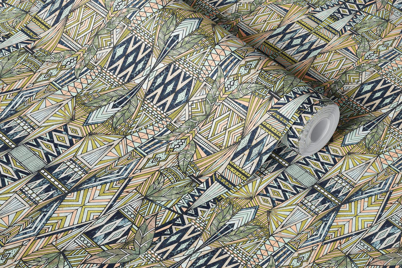 Nature tribal modern pattern G wallpaper roll